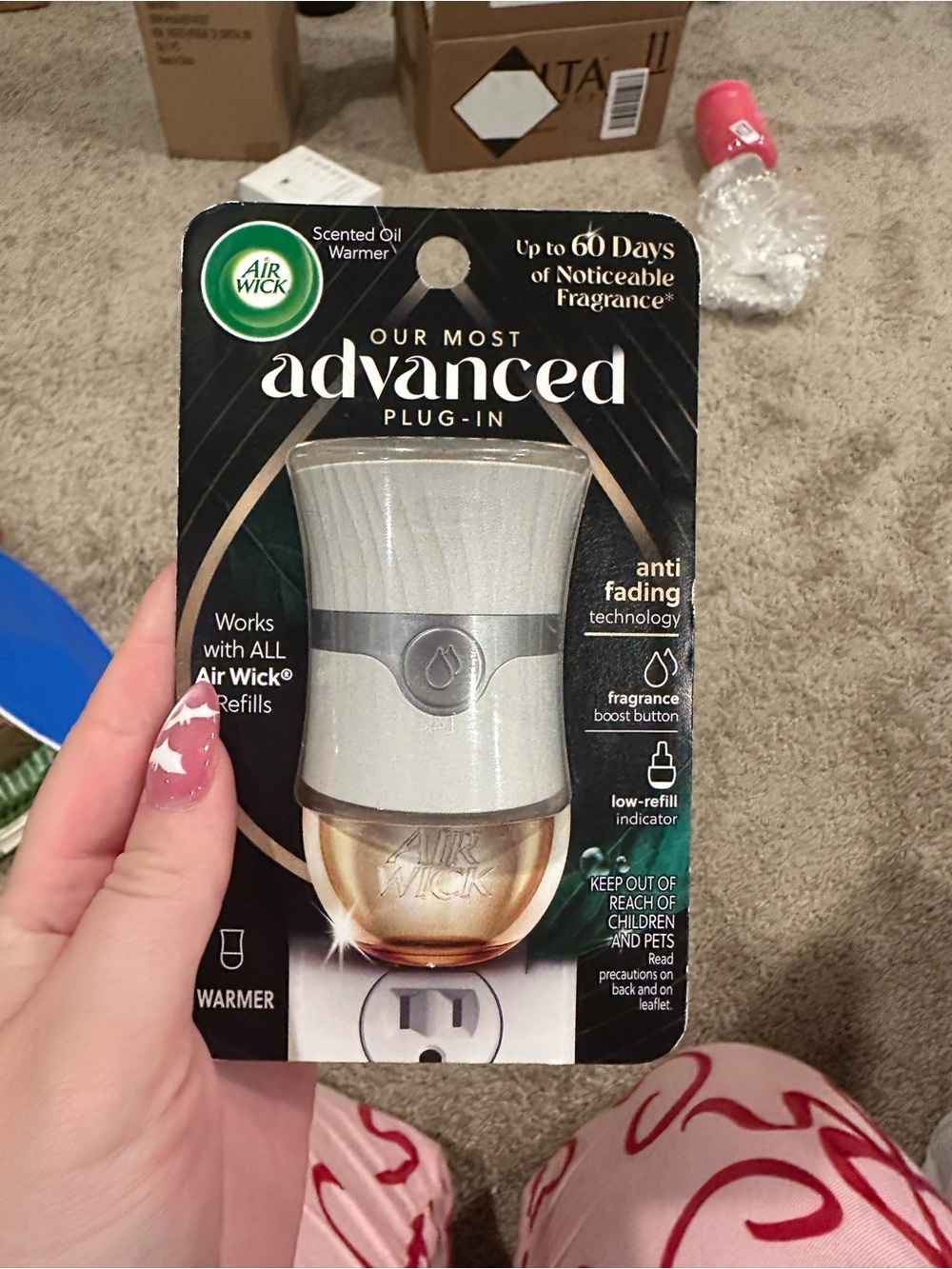 Air Wick Advanced Plug-In Warmer in Silver and Gold